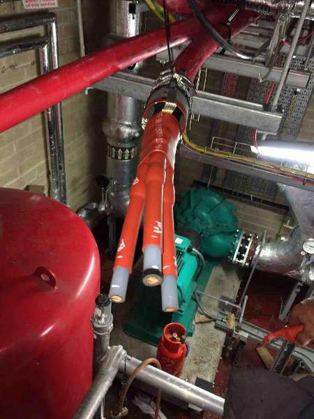 11kV SWA screened poly resin filled joint